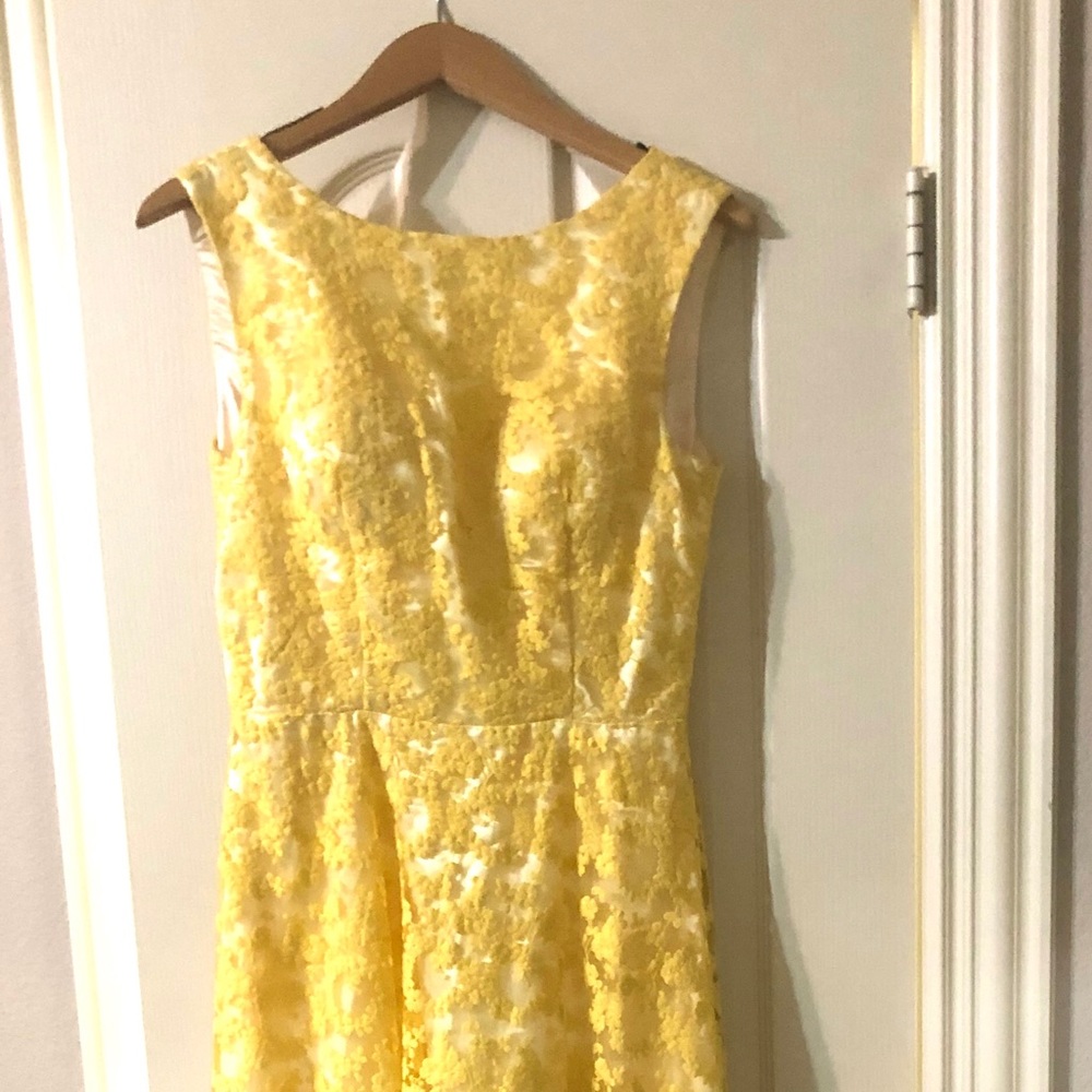 Beautiful yellow / gold lace Bohemian style dress